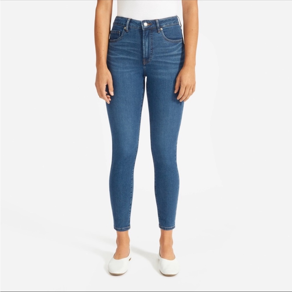 Everlane The Authentic Mid Rise Skinny Ankle Jeans